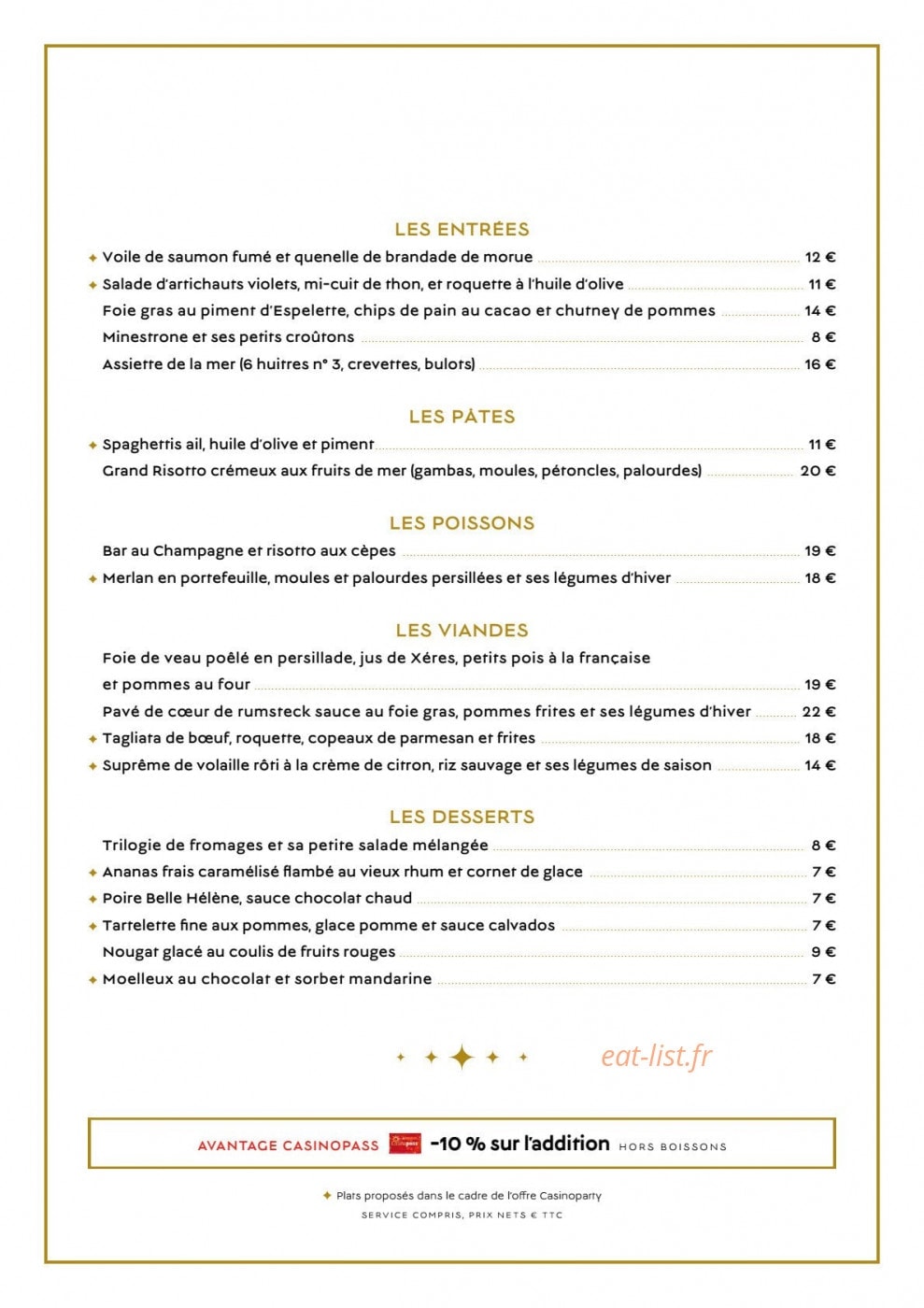 Casino Barrière — carte page 1