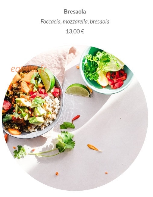 Chef Zïolo — carte page 7