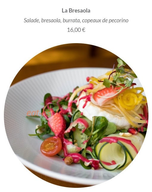 Chef Zïolo — carte page 16