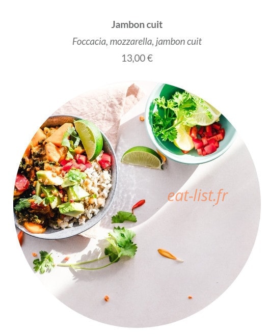 Chef Zïolo — carte page 8