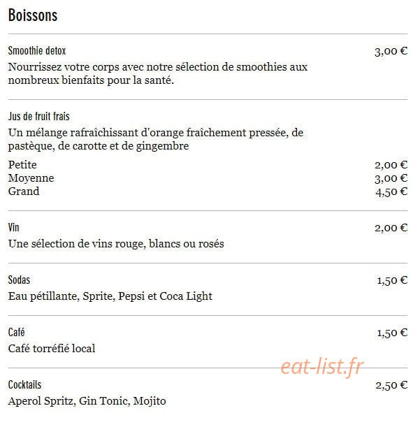 Chez Tonton — carte page 4