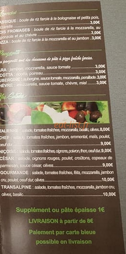 Fresh — carte page 4
