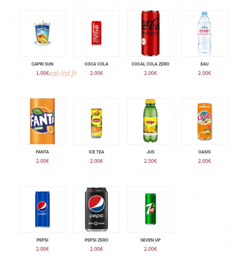 Ici Food — carte page 9