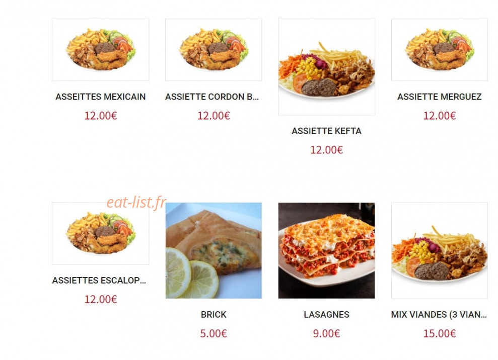 Ici Food — carte page 4