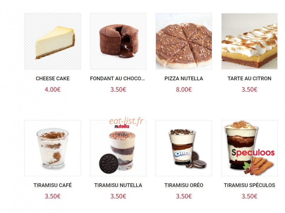 Ici Food — carte page 8
