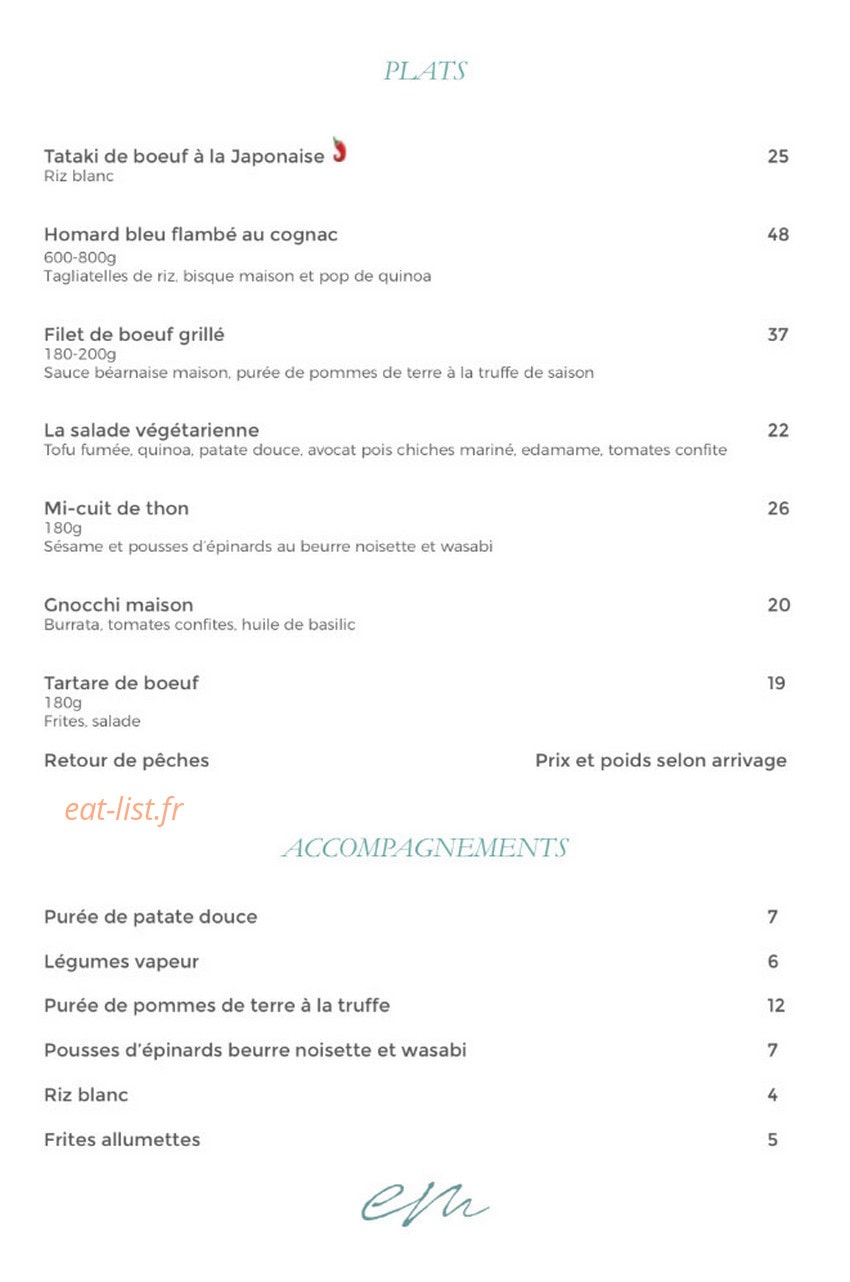 L'Effet Mer — carte page 2