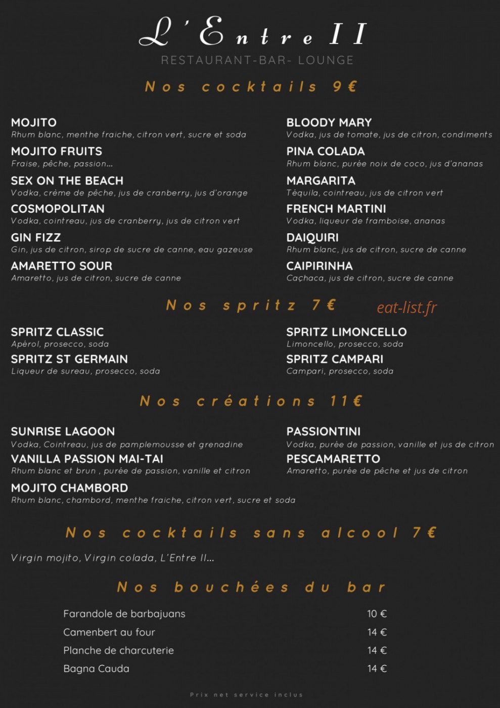 L'Entre II — carte page 5