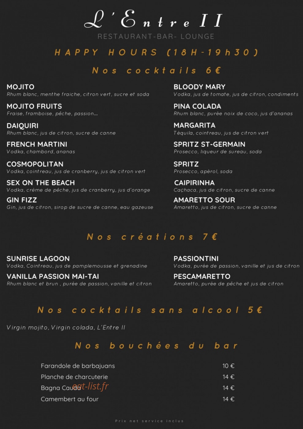 L'Entre II — carte page 4