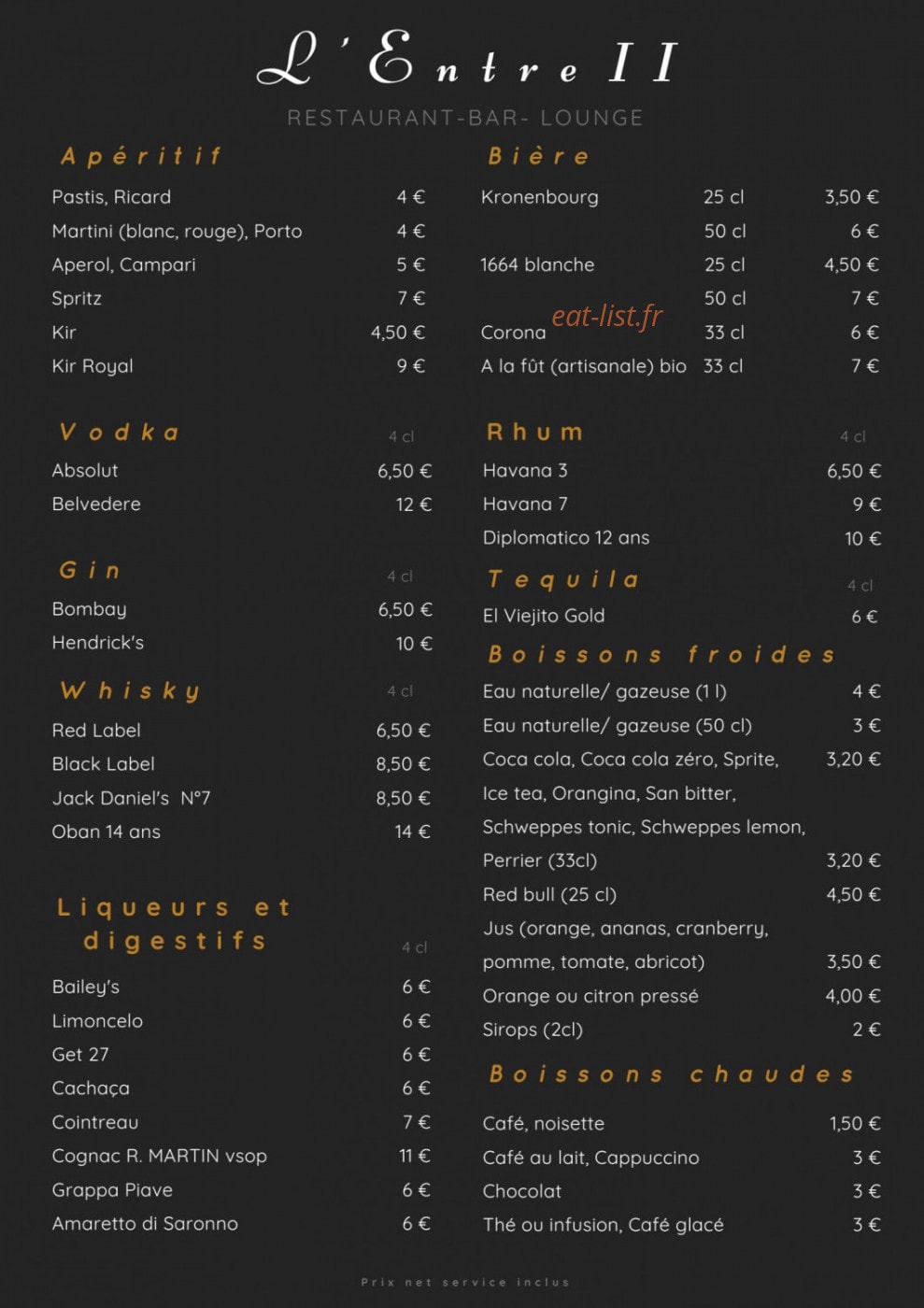L'Entre II — carte page 2