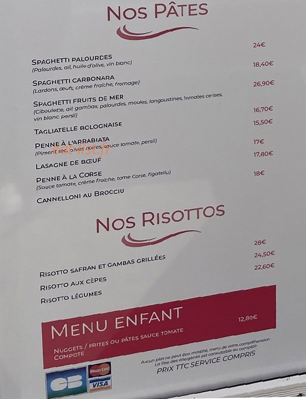 L'Onda — carte page 2