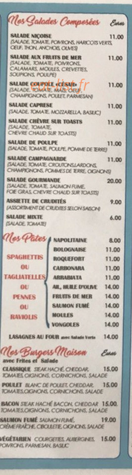 La Coupole — carte page 4