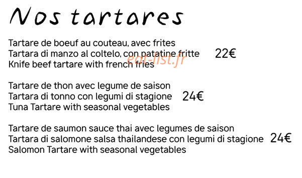 La Note Blanche — carte page 4