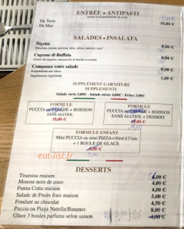 La Puccia Salentina — carte page 2