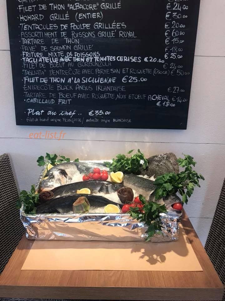 La Trattoria — carte page 1