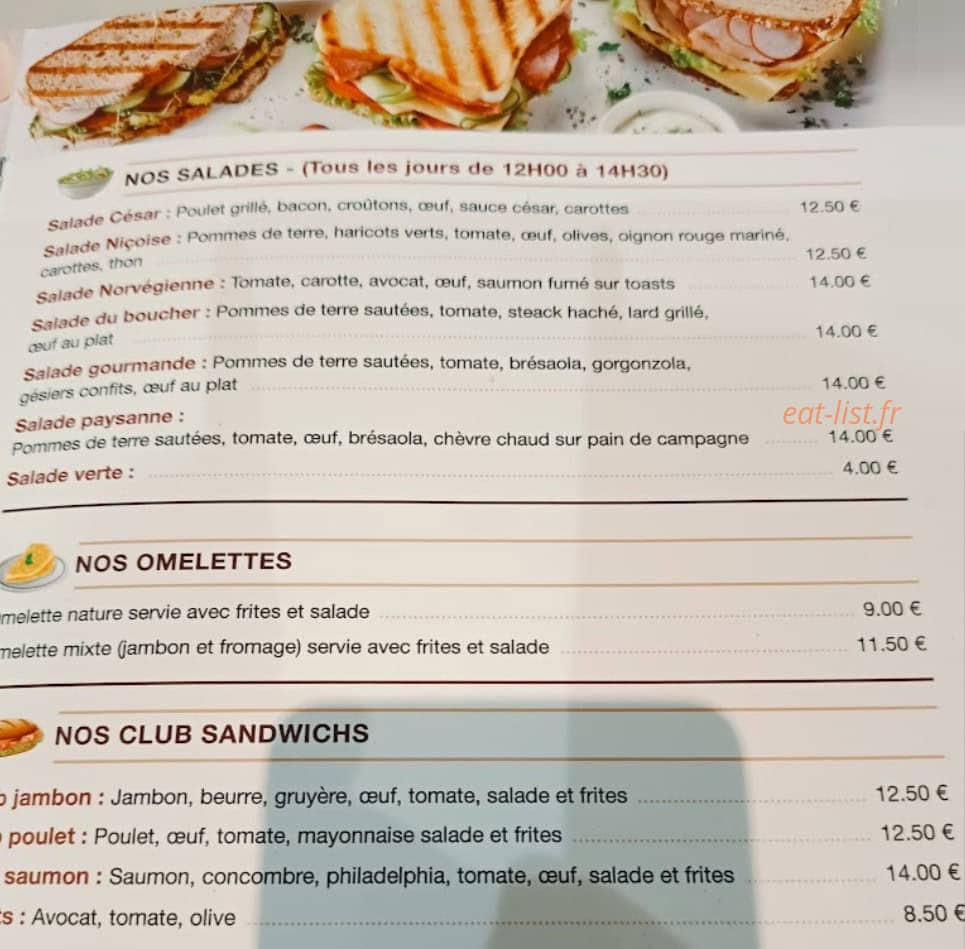 La Voglia — carte page 1