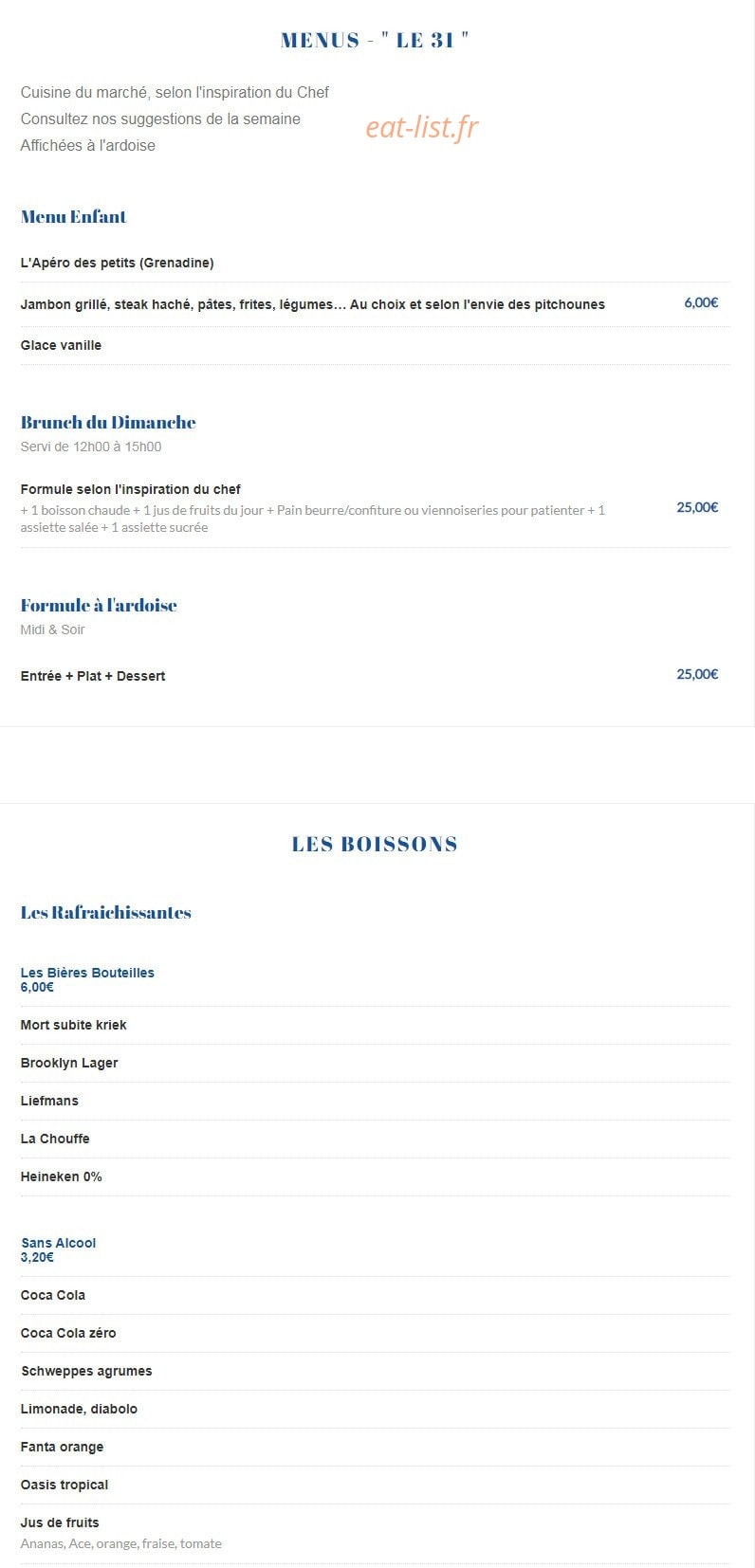 Le 31 — carte page 1