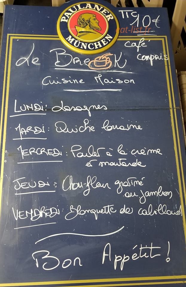 Le Break — carte page 1