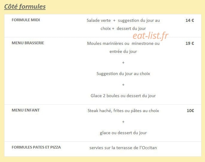 Le Lido — carte page 5