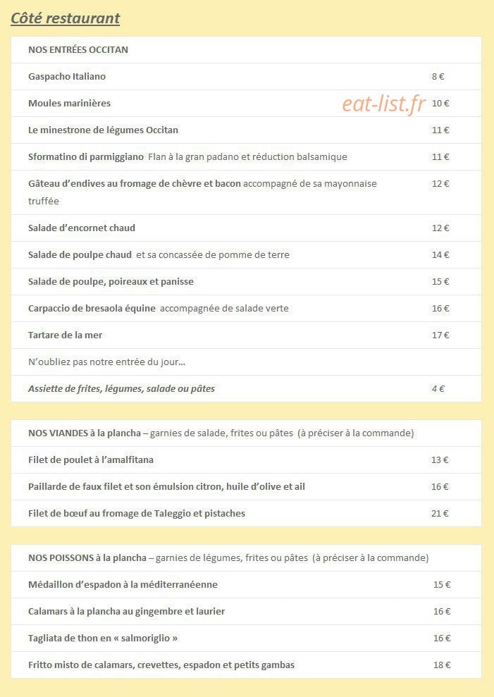 Le Lido — carte page 9