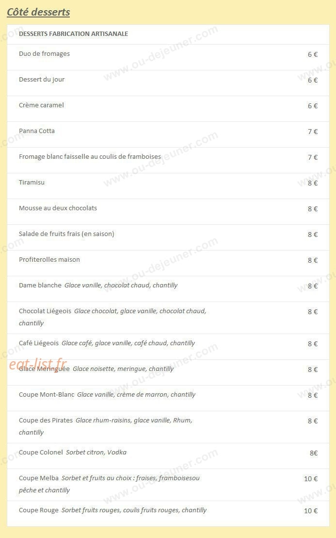 Le Lido — carte page 6