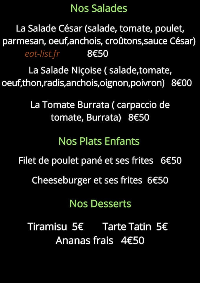 Le Quai 29 — carte page 2