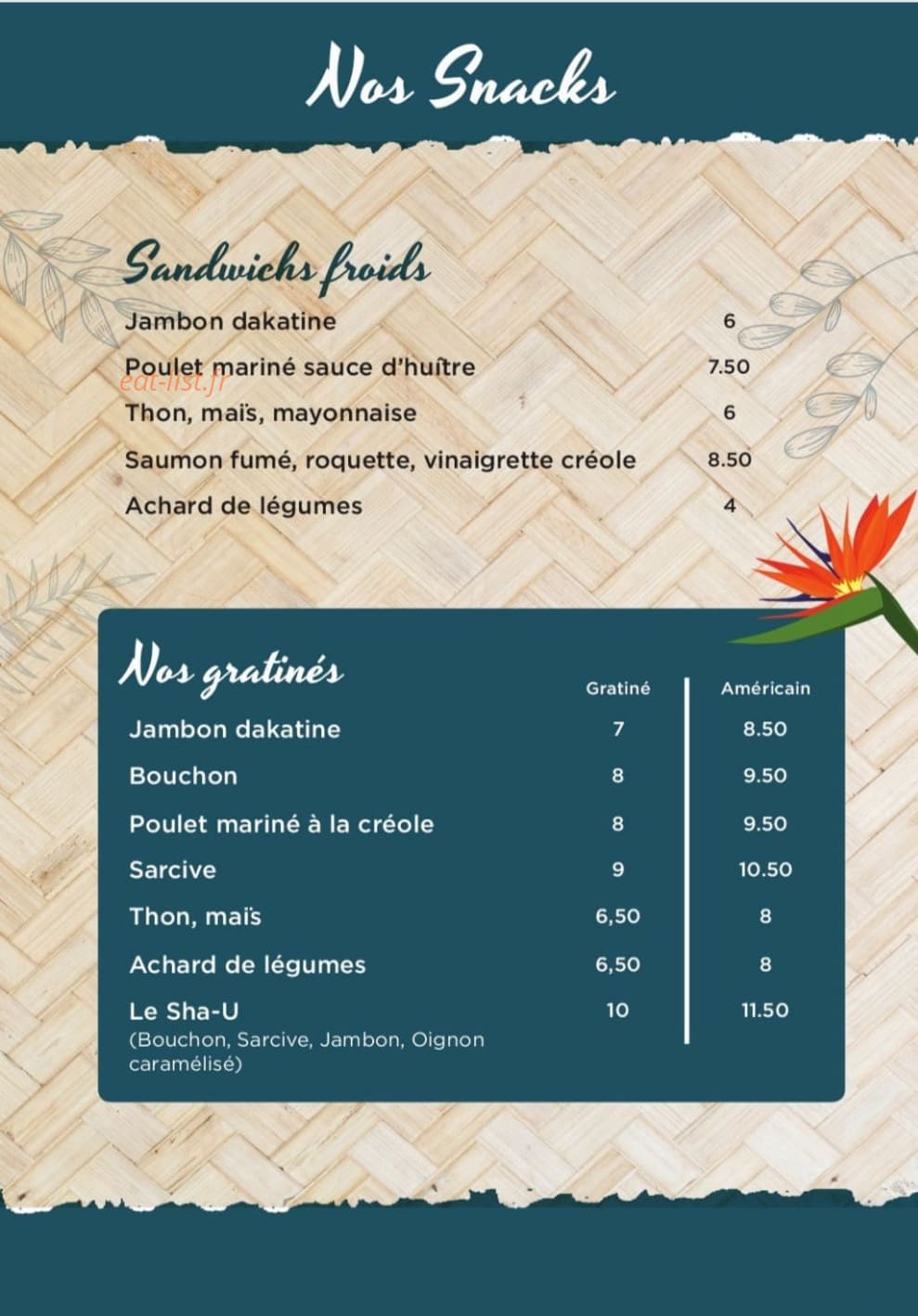Le Sha-U — carte page 2