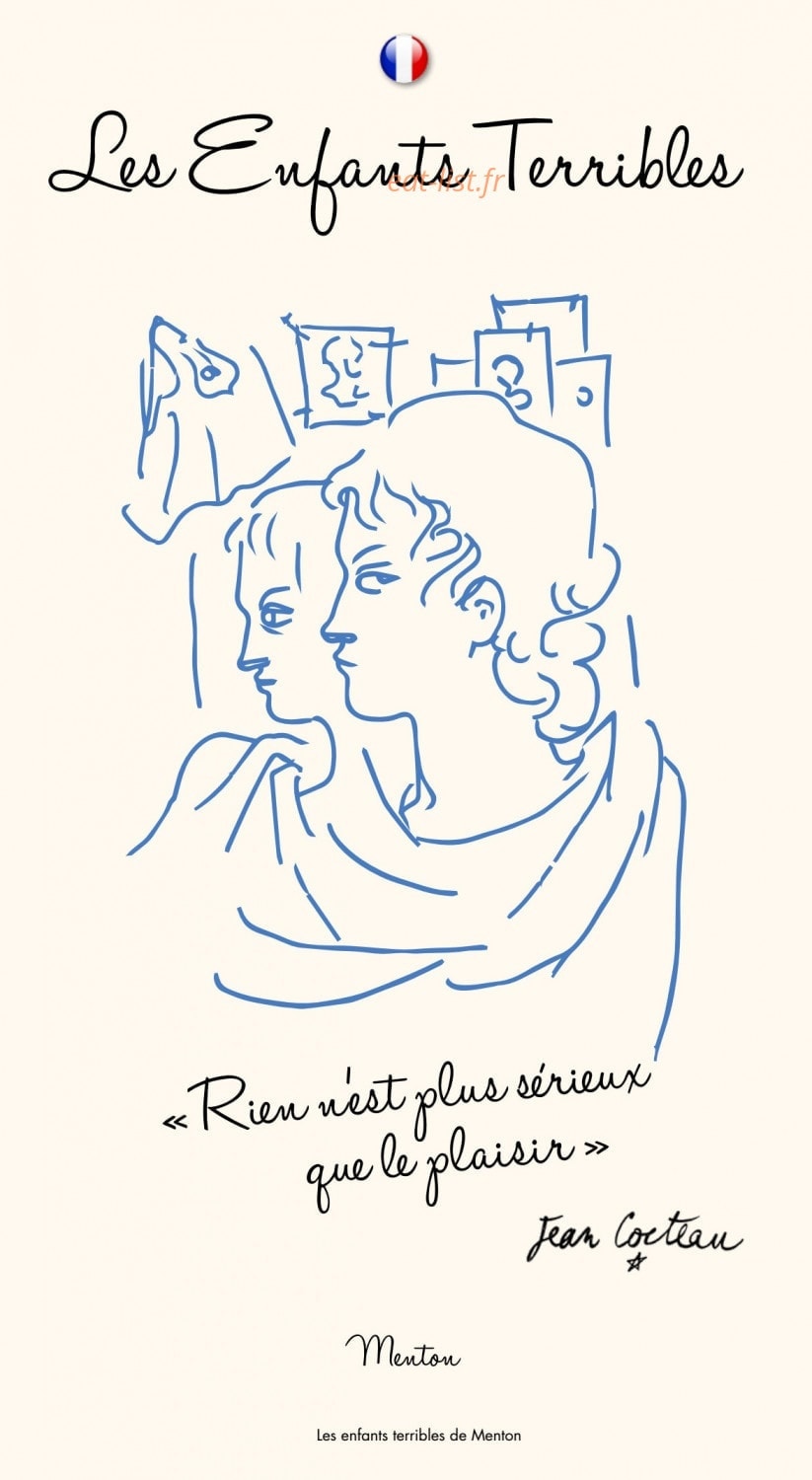 Carte et menu Les Enfants TerriblesMenton