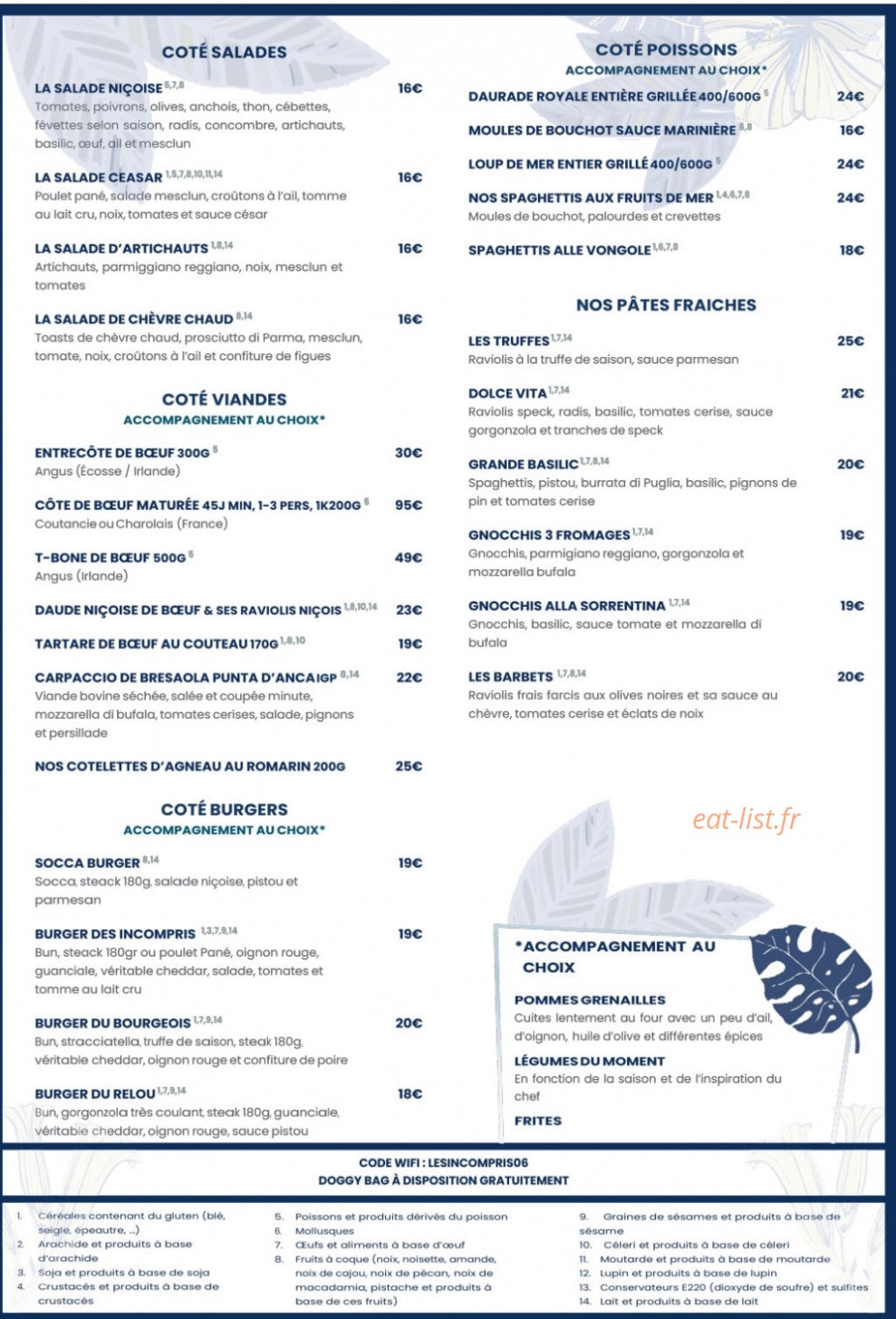 Les Incompris — carte page 3