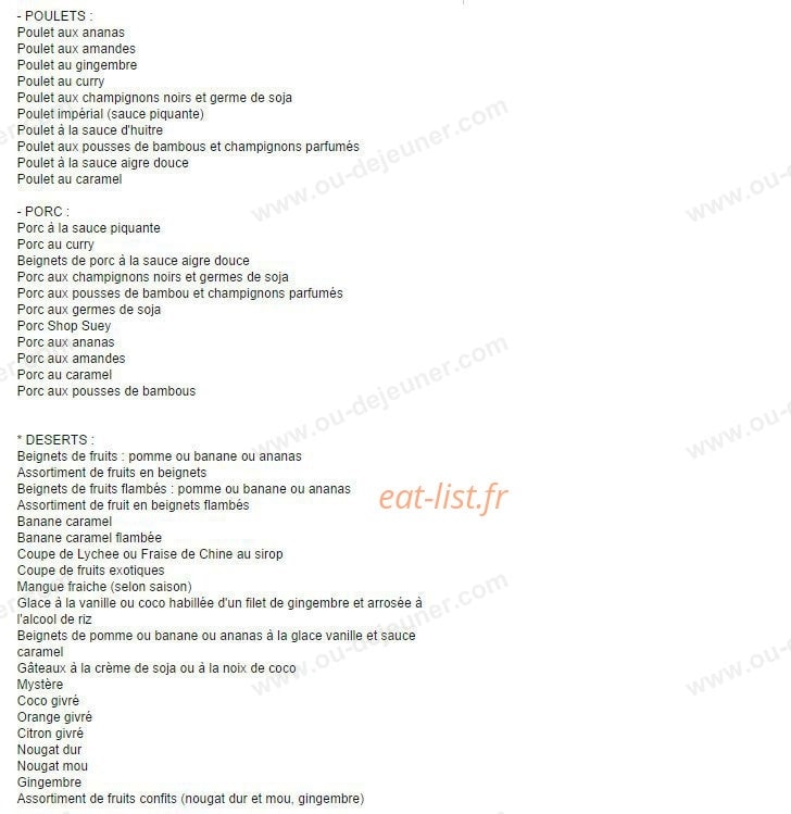 Lion de Chine — carte page 5