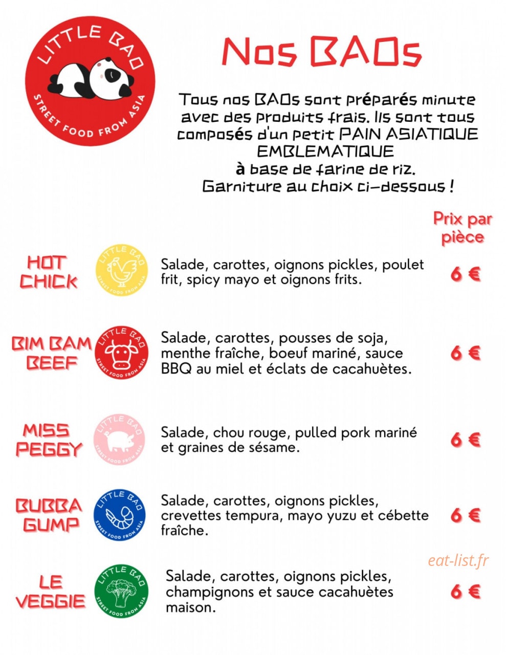 Little Bao — carte page 2