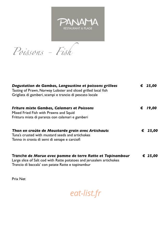 Panama plage — carte page 6