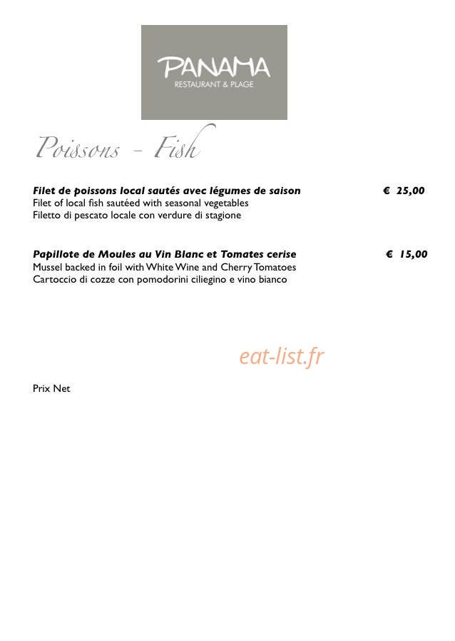 Panama plage — carte page 7