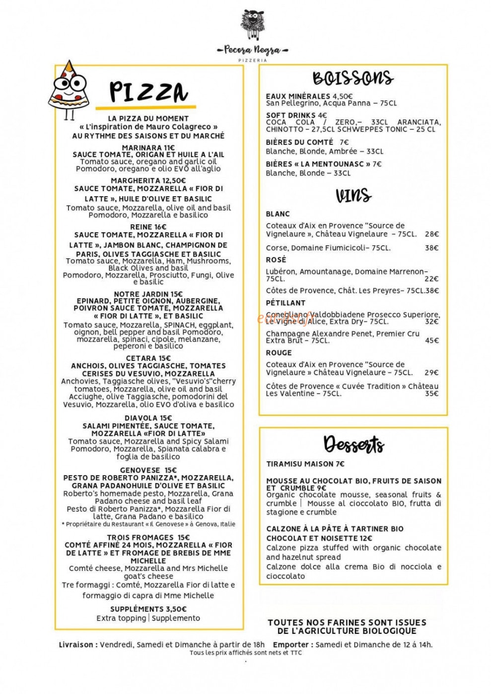 Pecora Negra — carte page 1