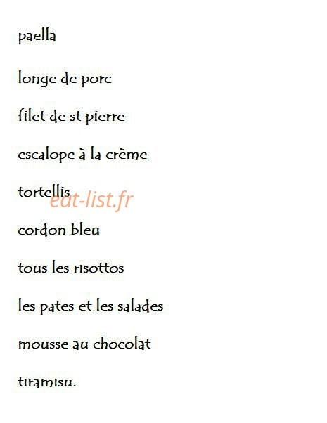 Poivre & Sel — carte page 1