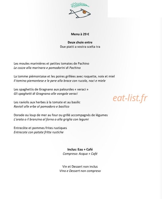 Port Garavan — carte page 8