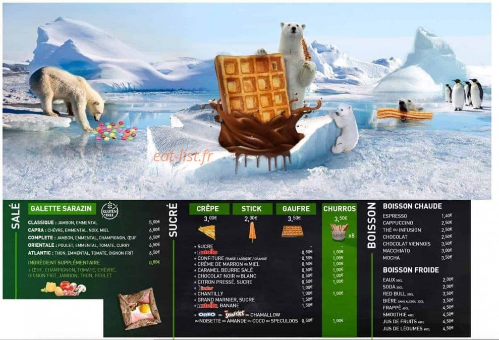 Sunday's Yogurt — carte page 1