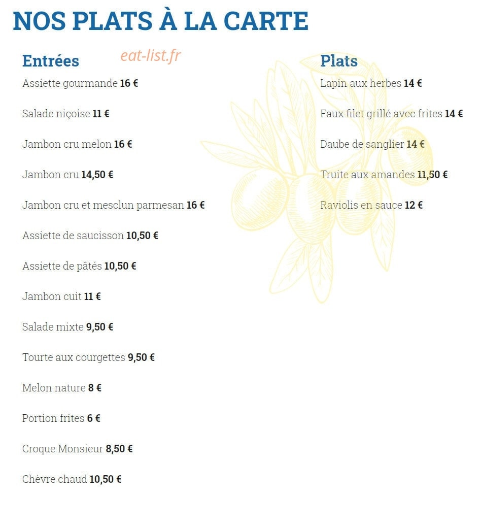 Le Saint Yves — carte page 1