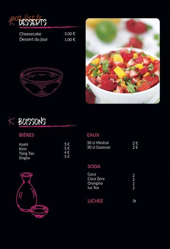 Ksushi — carte page 5
