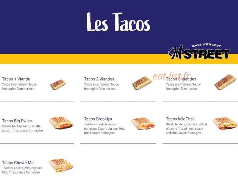 M Street — carte page 4