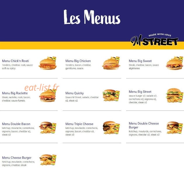 M Street — carte page 3