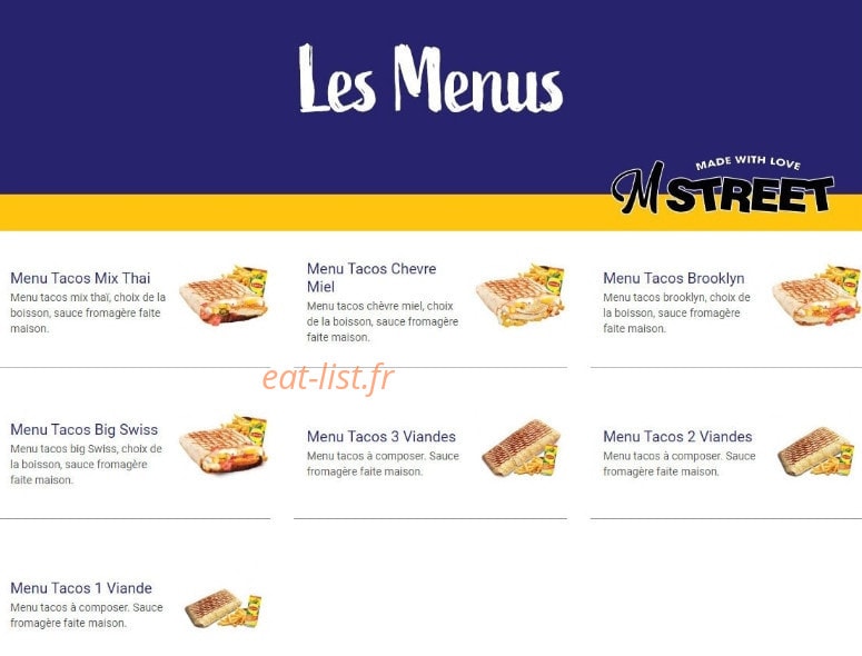 M Street — carte page 6