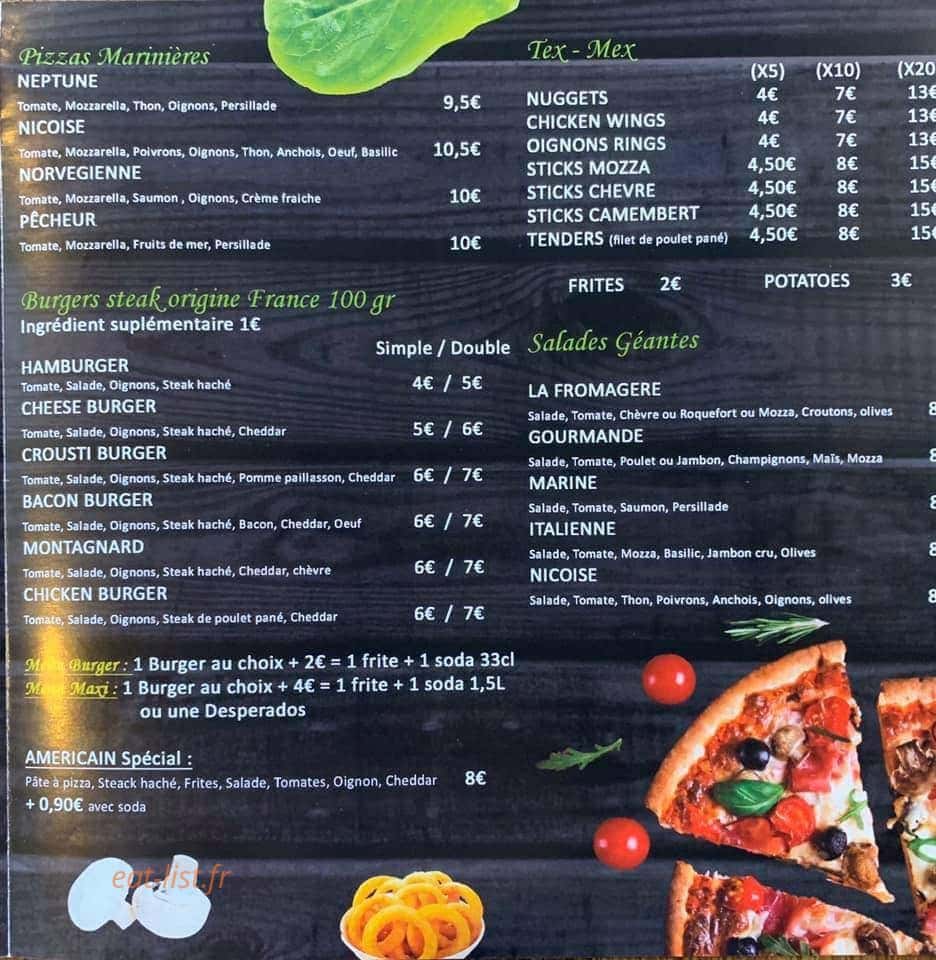 Pizza des plans — carte page 2
