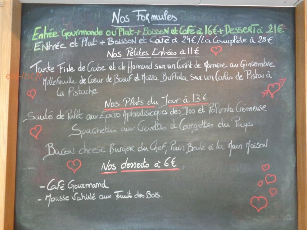 La Merenda — carte page 1