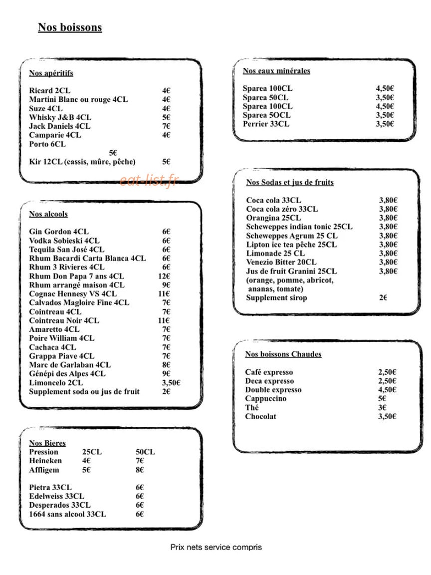 L’Epicurien — carte page 12