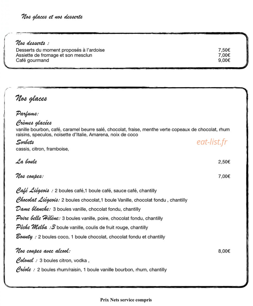 L’Epicurien — carte page 5
