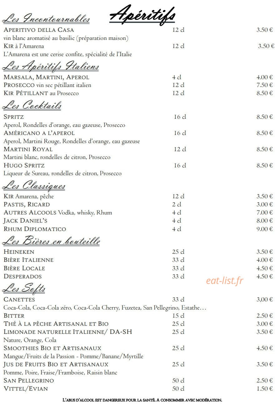 Arôme Antique — carte page 4