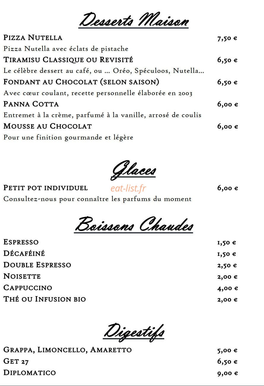 Arôme Antique — carte page 3
