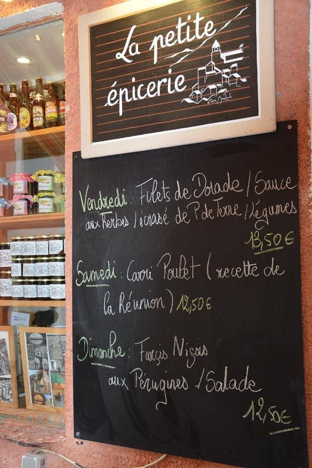La petite épicerie — carte page 1