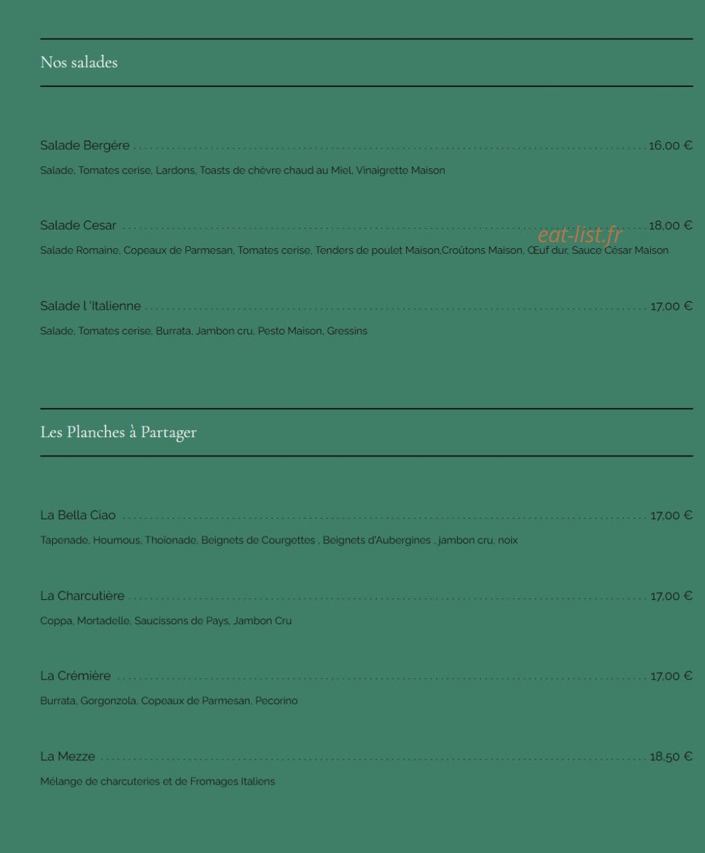 Ô Bella Ciao — carte page 1