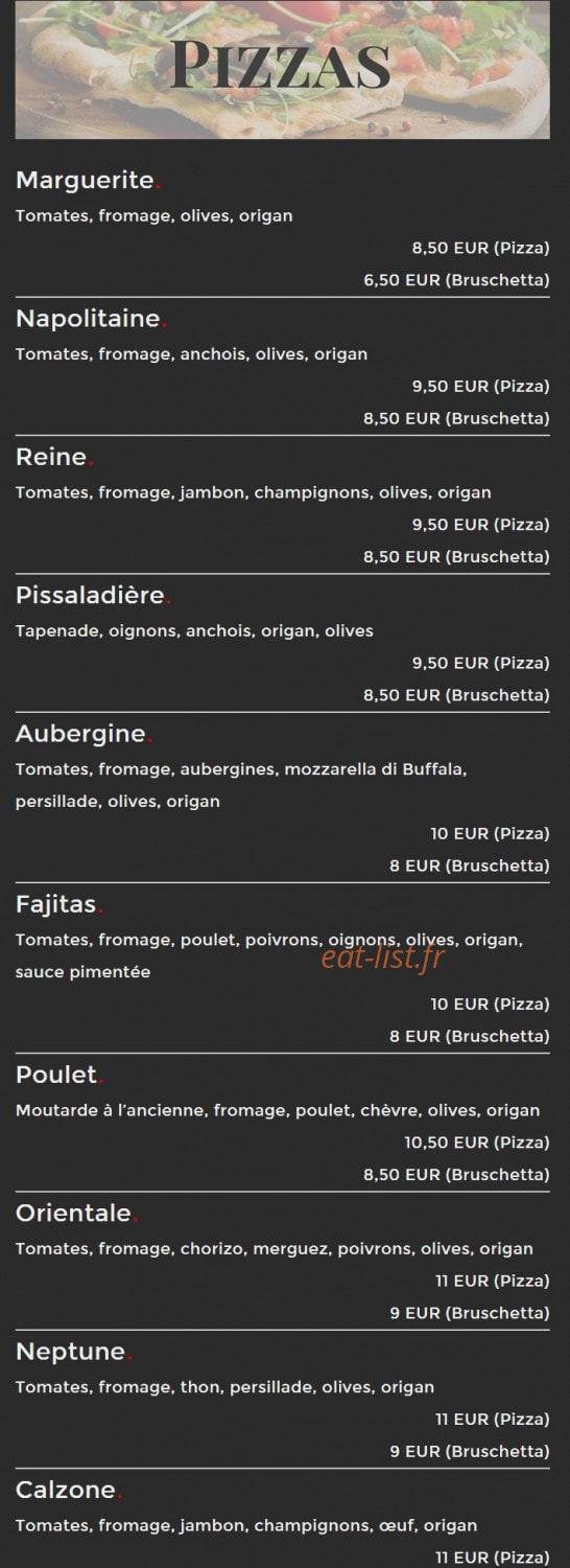 Pizzaroc — carte page 3